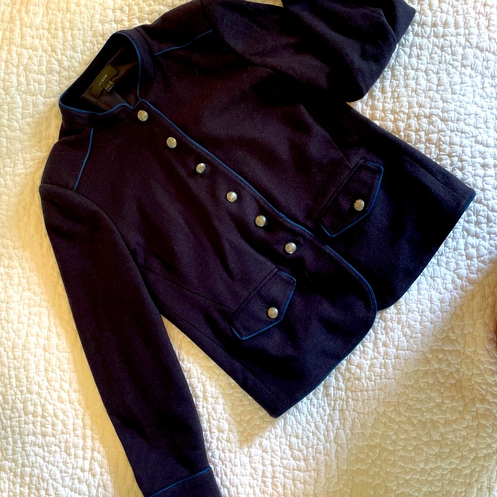 Women’s J. Crew navy blazer